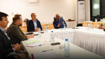 Des cadres du groupe Socfin et de Socapalm