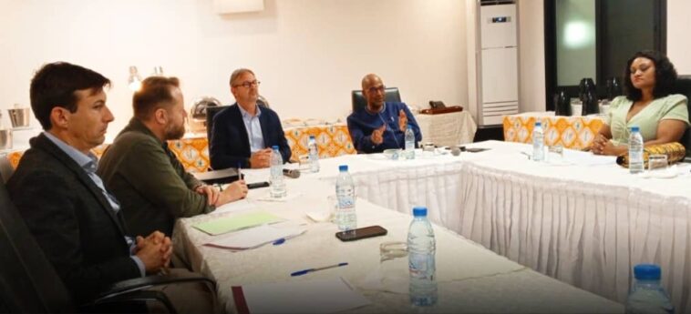 Des cadres du groupe Socfin et de Socapalm